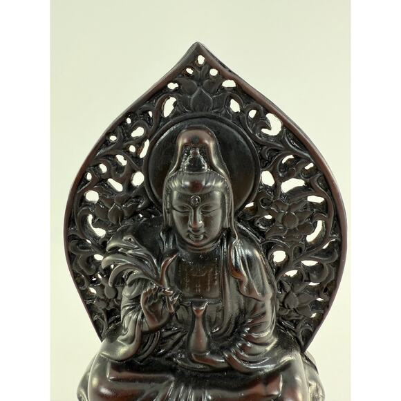 Kwan-Yin Quan-Yin Kanzeon Statue 4" Zen Serene Meditation Compassion Buddha - Picture 2 of 5